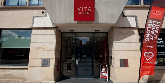 A Vita Student building from the outside