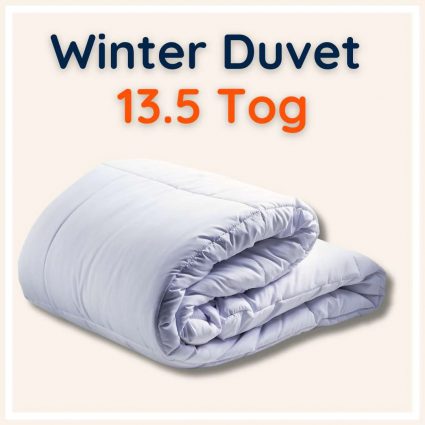 A warm 13.5 tog duvet