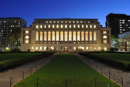 The Butler Library of the Columbia University