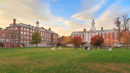The Harvard University campus