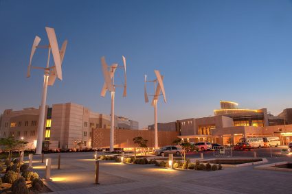 A building in Education City, Doha, Qatar