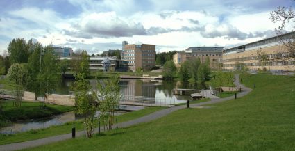 The Umeå University campus in Umeå, Sweden